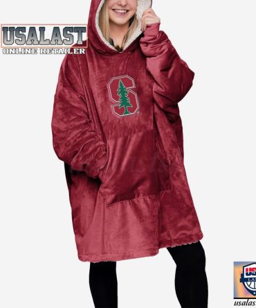 Stanford Cardinals Ncaa Blanket Hoodie Hoodie Blanket