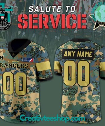 Modling Rangers Salute To Service 2025 Camo Football Jersey