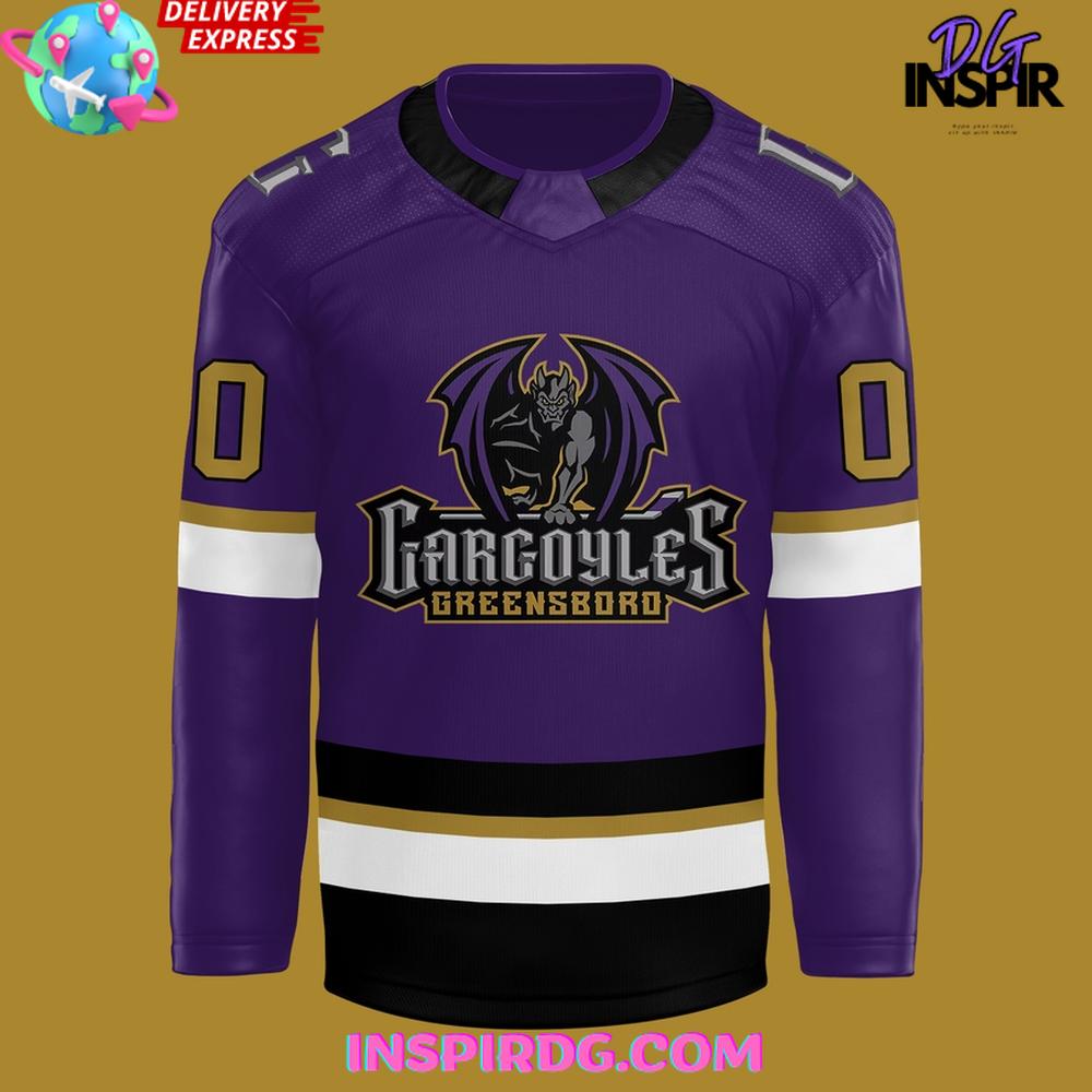 Greensboro Gargoyles Official Replica Special Edition Hockey Jersey - Image 2