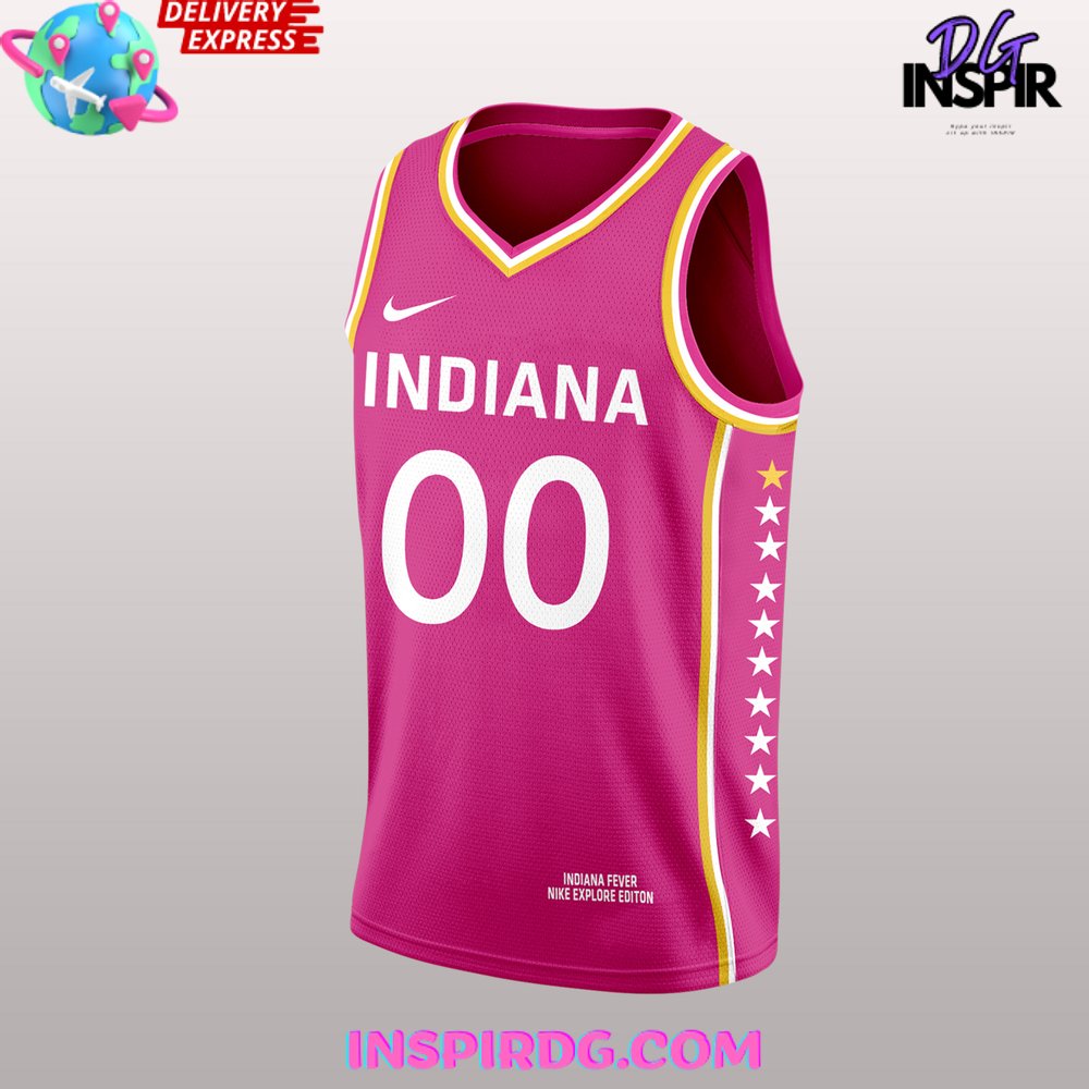 Indiana Fever X Barbie Night 2024 Basketball Jersey - Image 3