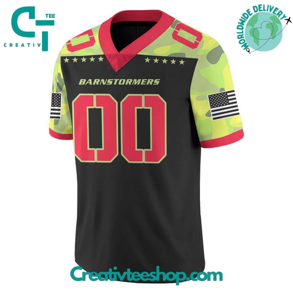 Iowa Barnstormers 2025 Military Night Football Jersey - Image 2