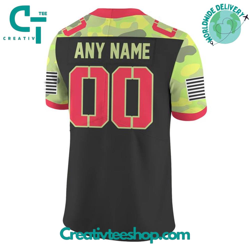 Iowa Barnstormers 2025 Military Night Football Jersey - Image 3