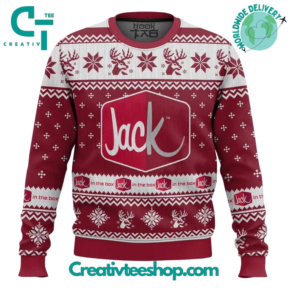 Jack In The Box Ugly Christmas Sweater - Image 2