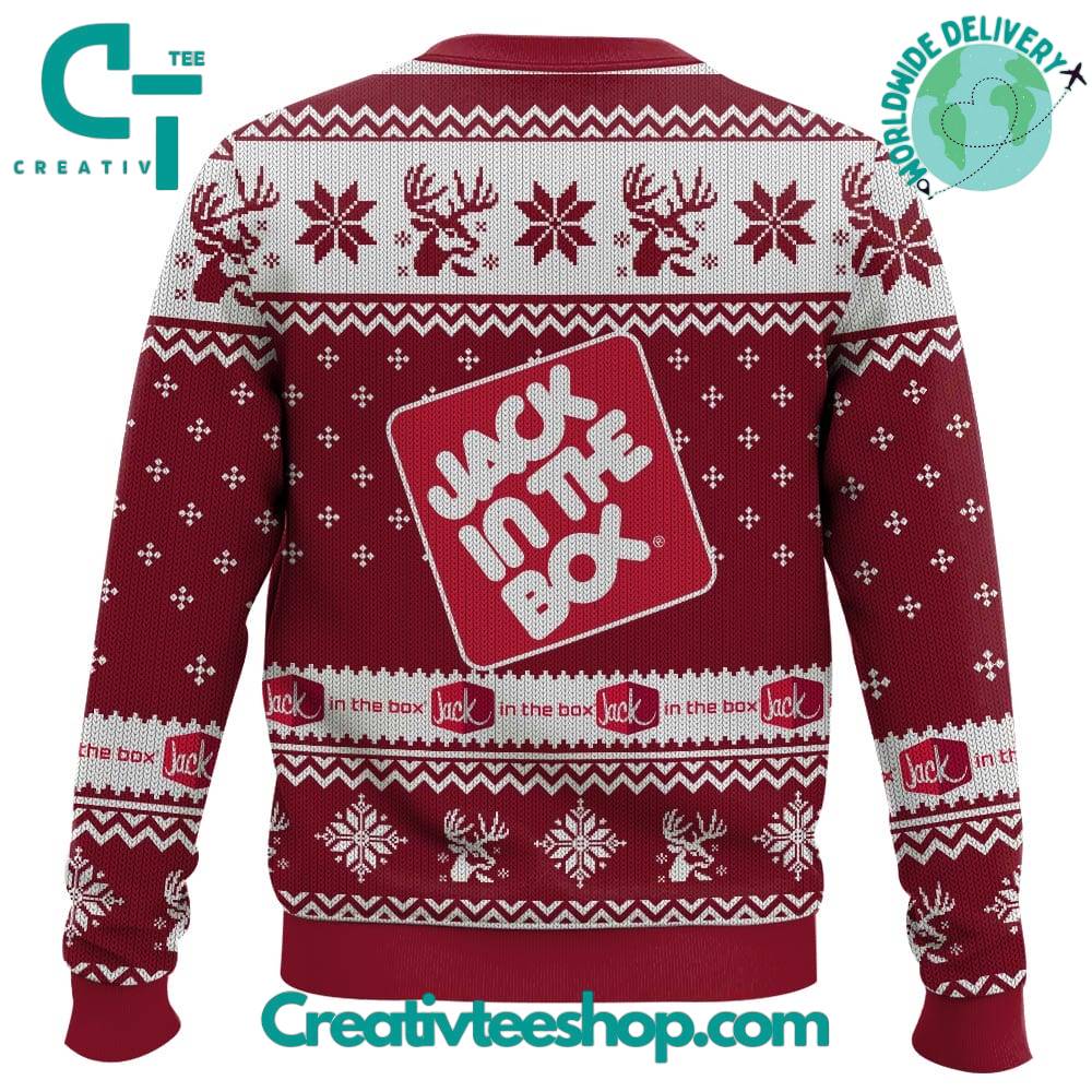 Jack In The Box Ugly Christmas Sweater - Image 3