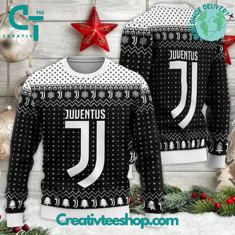 Juventus Ugly Christmas Sweater - Image 2