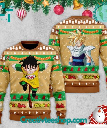 Dragon Ball Gohan Ugly Christmas Sweater