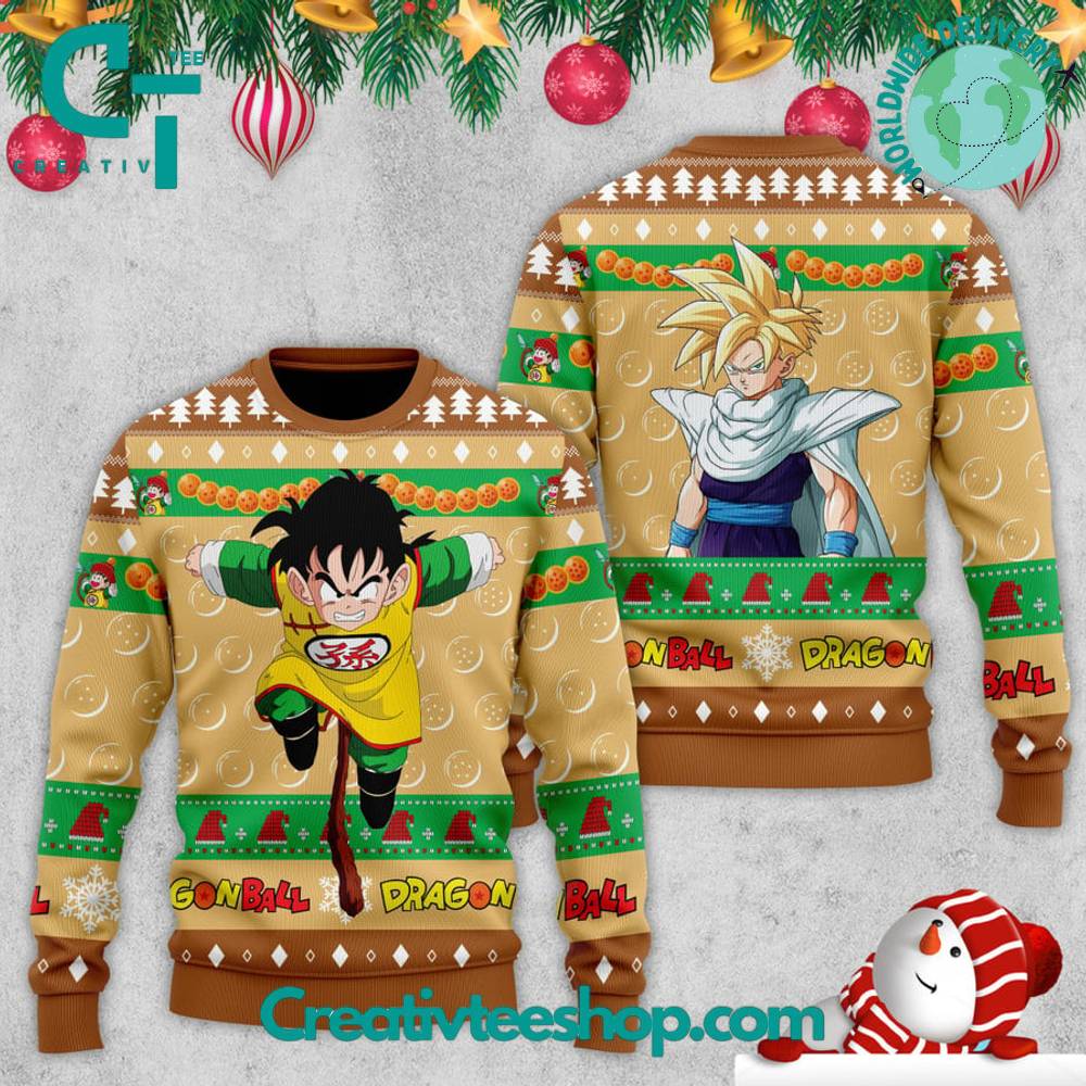 Dragon Ball Gohan Ugly Christmas Sweater