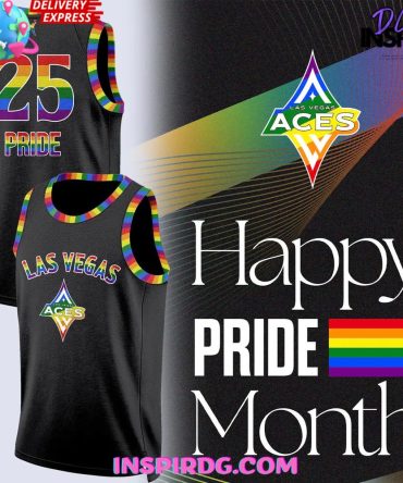 Las Vegas Aces Pride Night 2025 Basketball Jersey