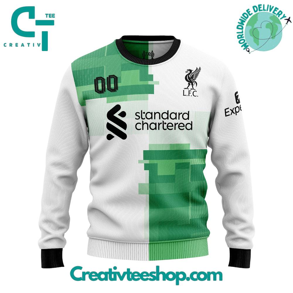 Liverpool Away Kits Personalized Sweater - Image 2