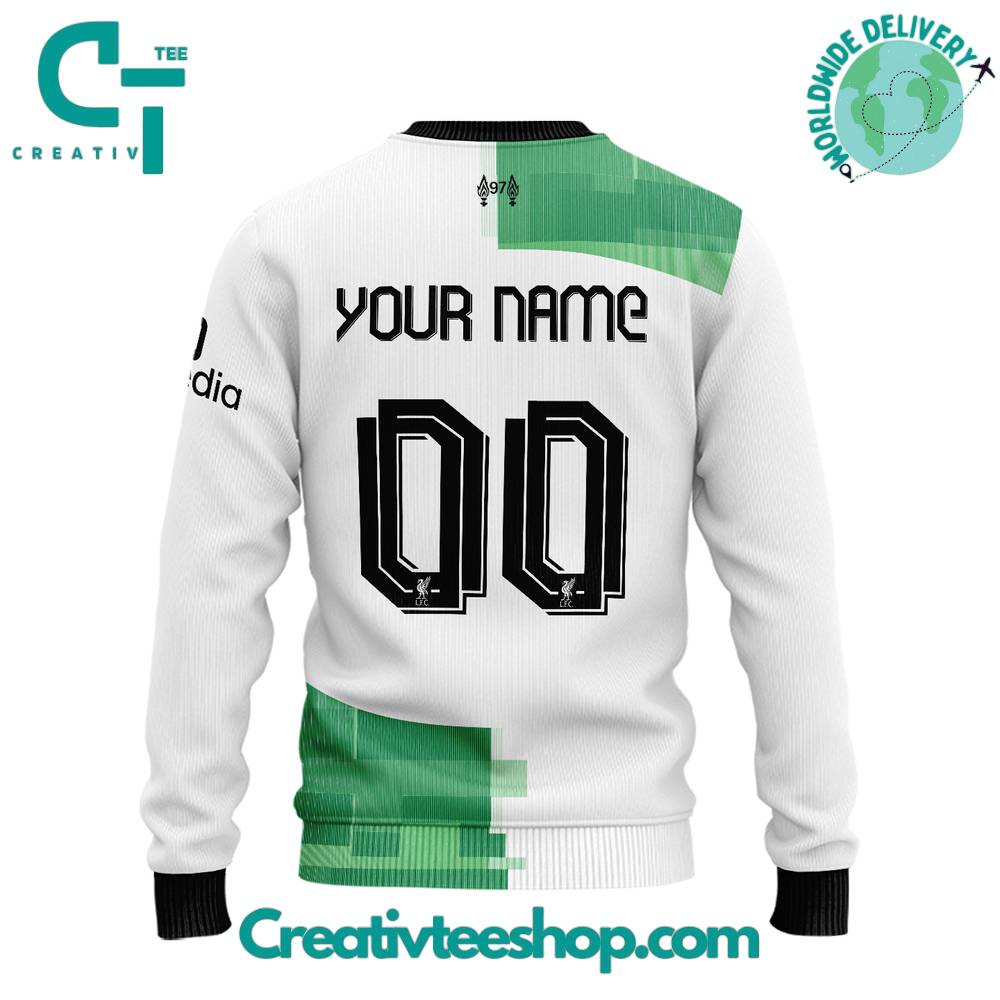 Liverpool Away Kits Personalized Sweater - Image 3