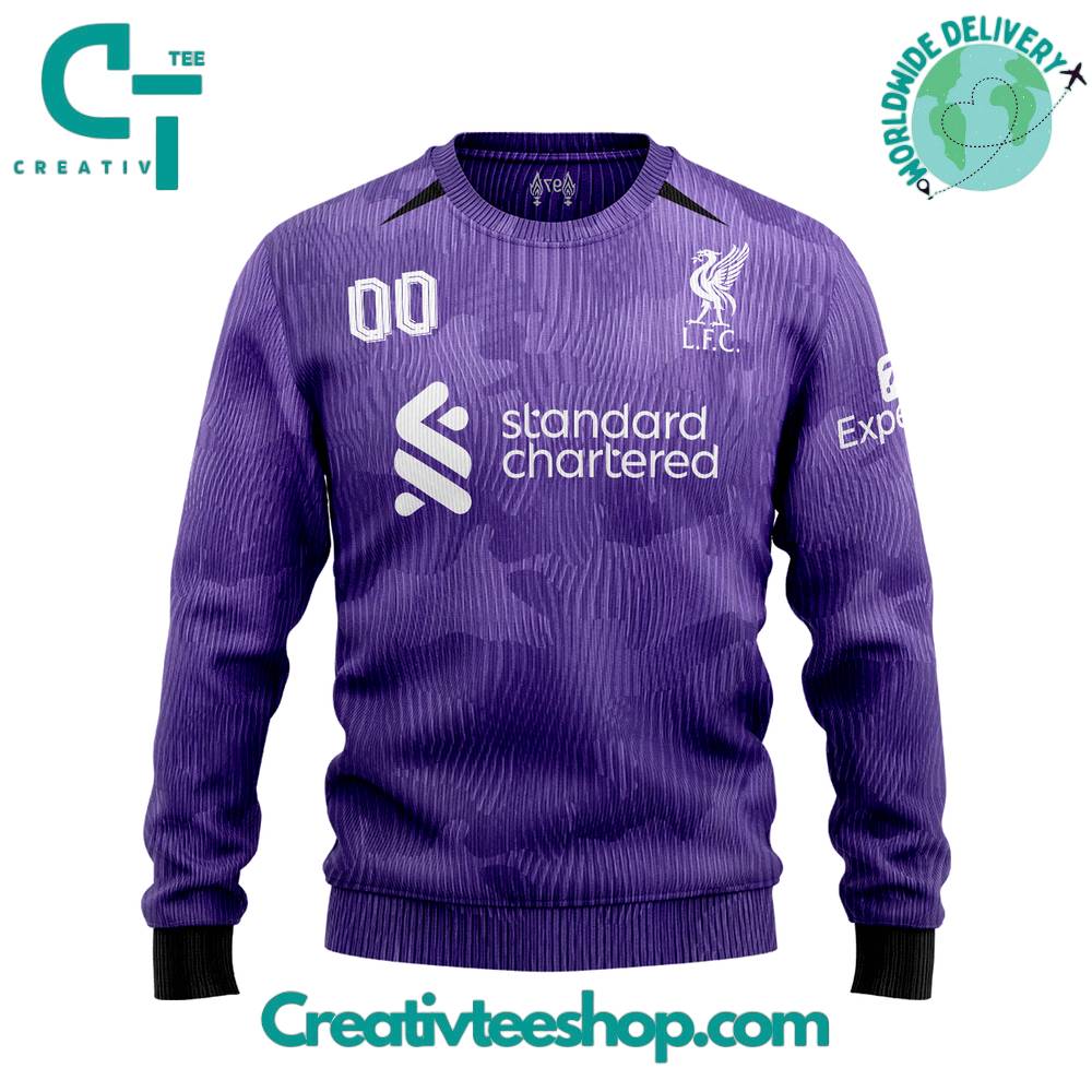 Liverpool Third Kits Personalized Sweater - Image 2