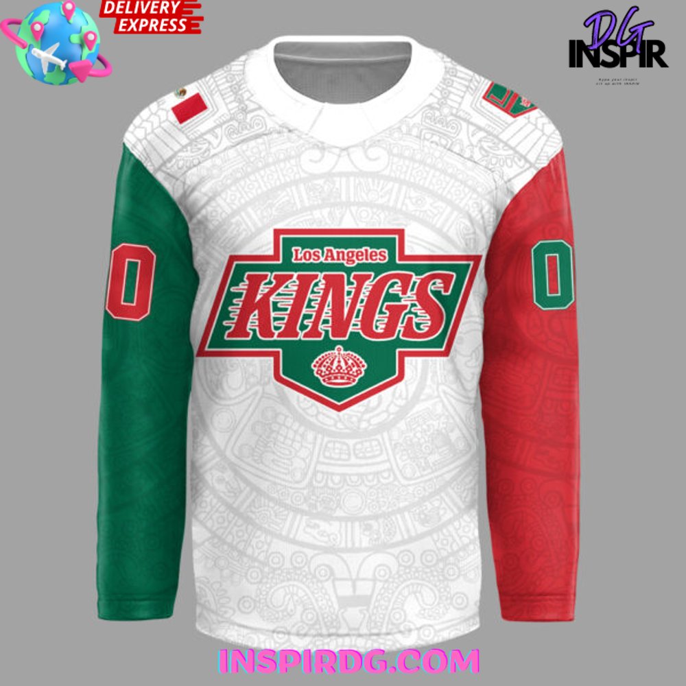 Los Angeles Kings Mexican Heritage Night 2025 Hockey Jersey - Image 2