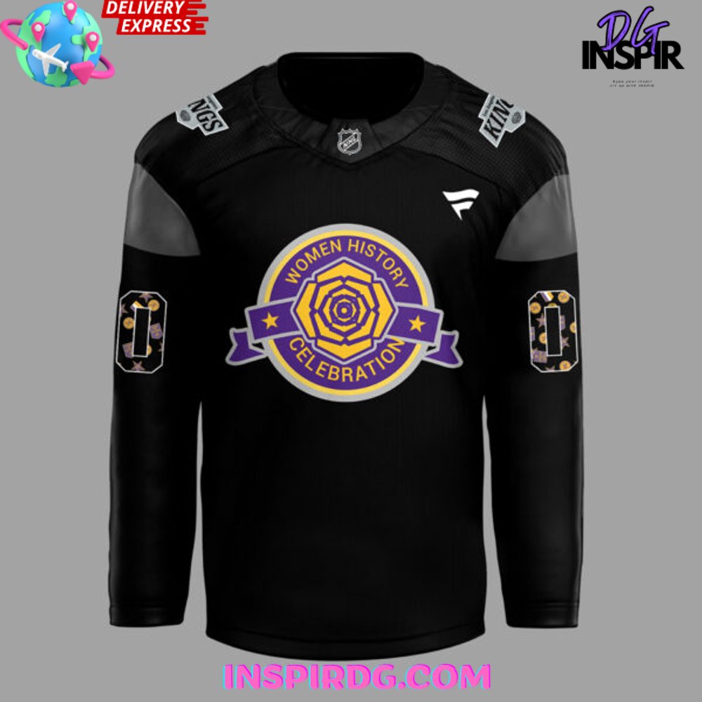 Los Angeles Kings Women’S History Month 2025 Hockey Jersey - Image 2