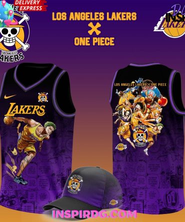 Los Angeles Lakers X One Piece Roronoa Zoro Basketball Jersey