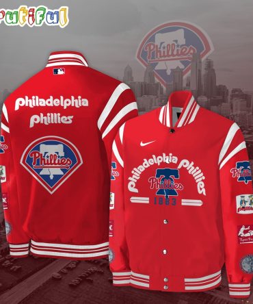 Mlb Philadelphia Phillies Est 1883 Baseball Jacket