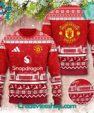 Manchester United X Snapdragon Ugly Christmas Sweater