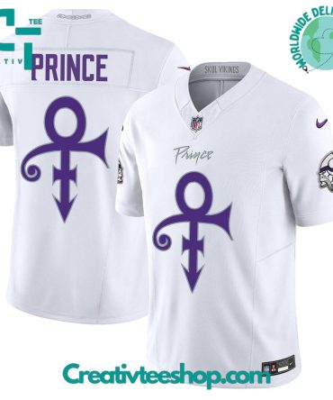 Minnesota Vikings 2024 Prince White Football Jersey