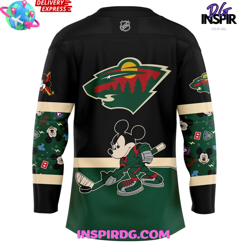 Minnesota Wild Mickey & Friends Special Hockey Jersey - Image 3