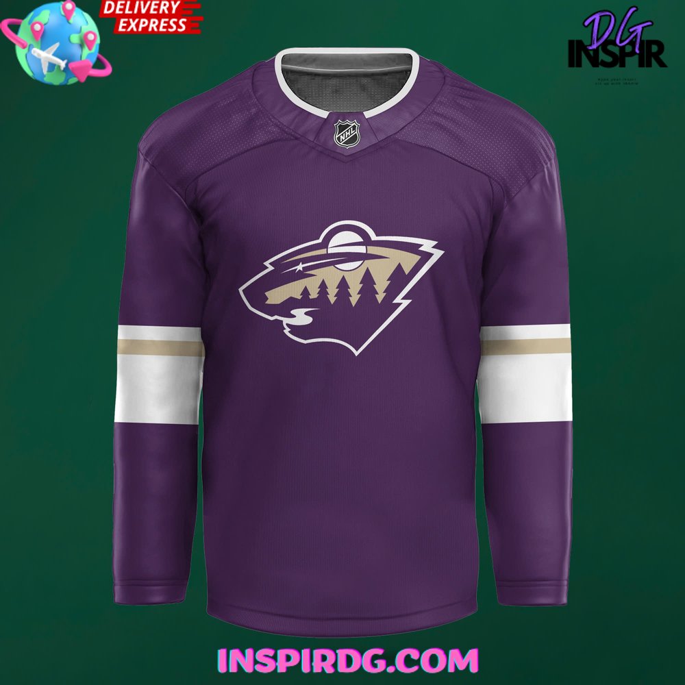 Minnesota Wild Prince Night Limited Hockey Jersey - Image 2