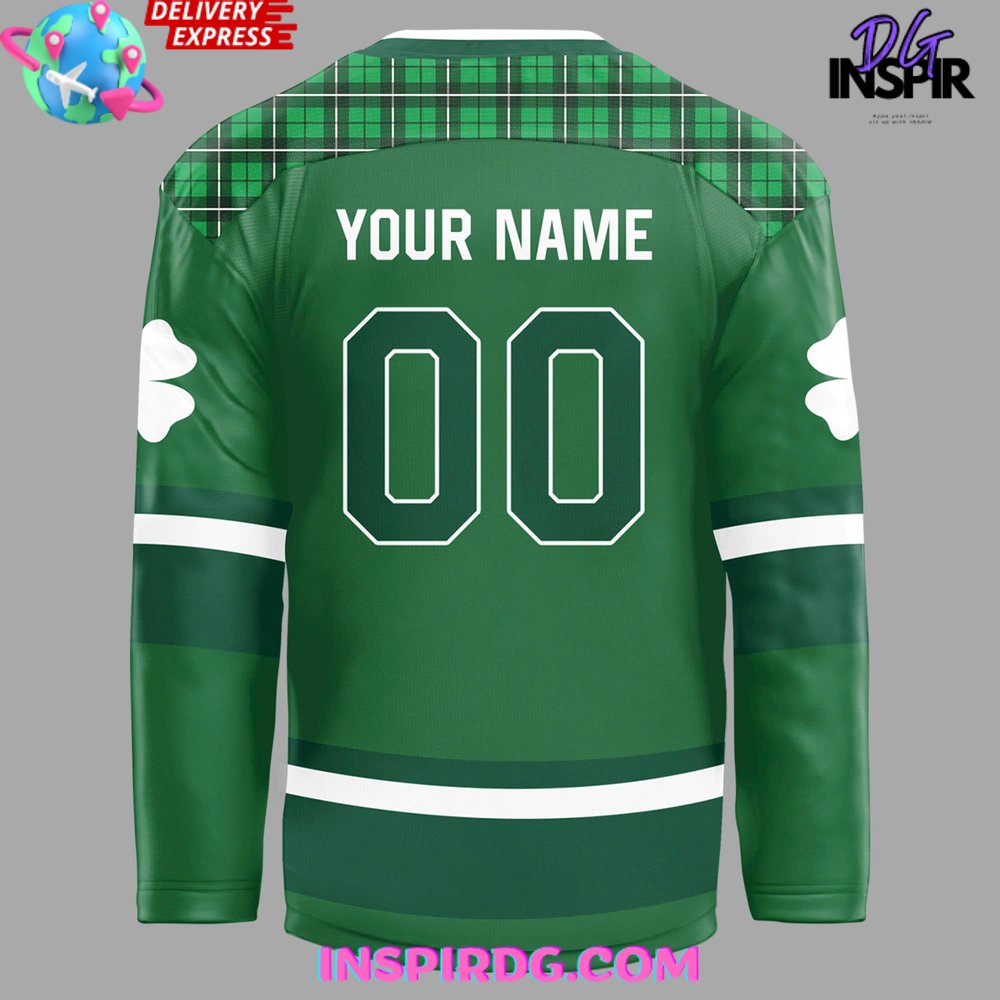 Minnesota Wild St. Patrick’S Day 2025 Jersey - Image 3