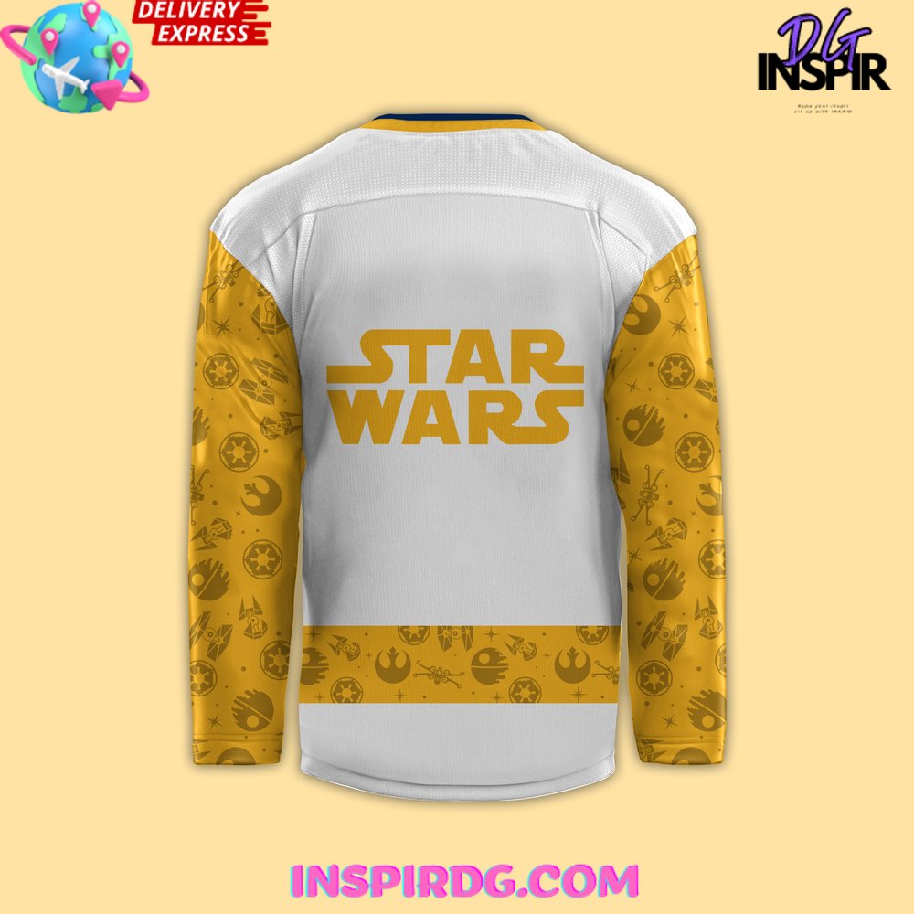 Nashville Predators X Star Wars Night 2024 Hockey Jersey - Image 3