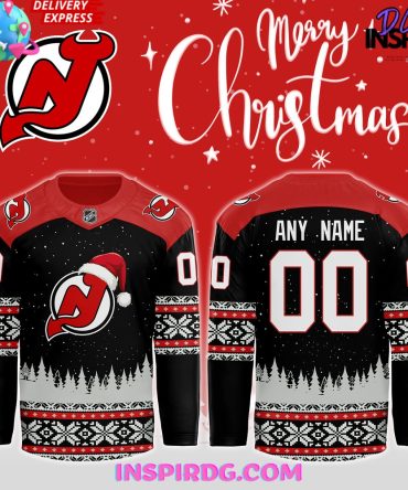 New Jersey Devils Merry Christmas Holiday Special Hockey Jersey