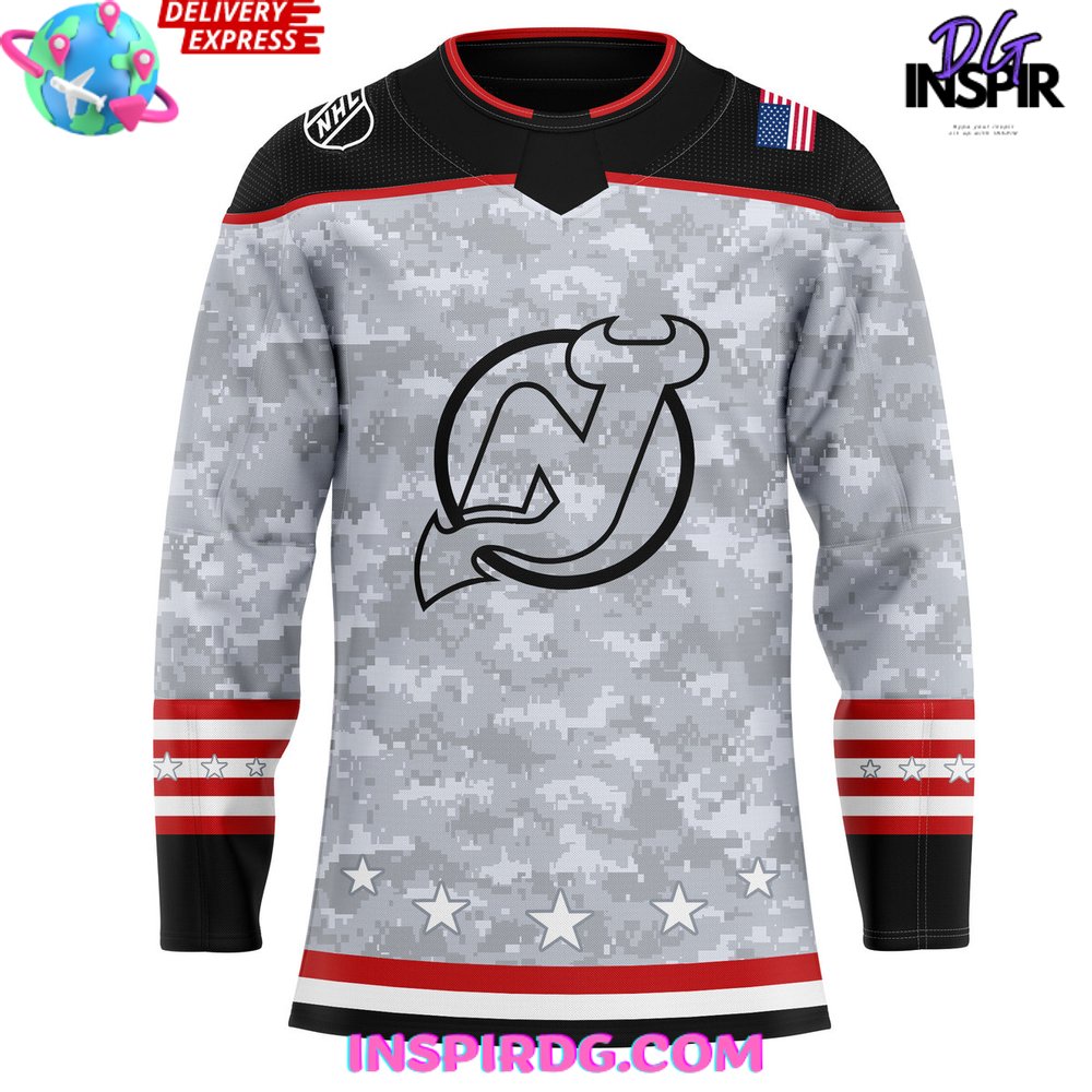New Jersey Devils Military Appreciation Night Special Hockey Jersey - Image 2