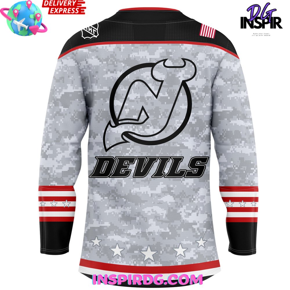 New Jersey Devils Military Appreciation Night Special Hockey Jersey - Image 3