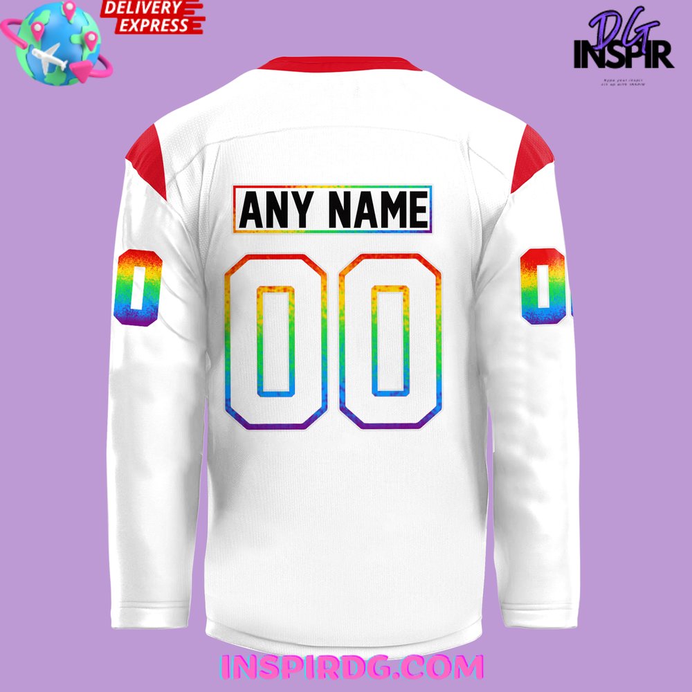 New Jersey Devils Pride Night 2025 Hockey Jersey - Image 3