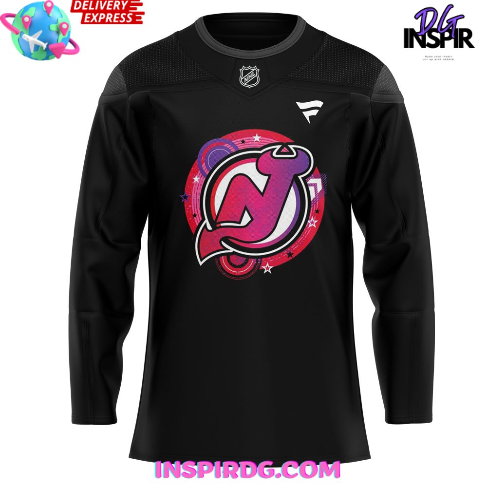 New Jersey Devils Reimagining Of 90S Sport Style Hockey Jersey - Image 2