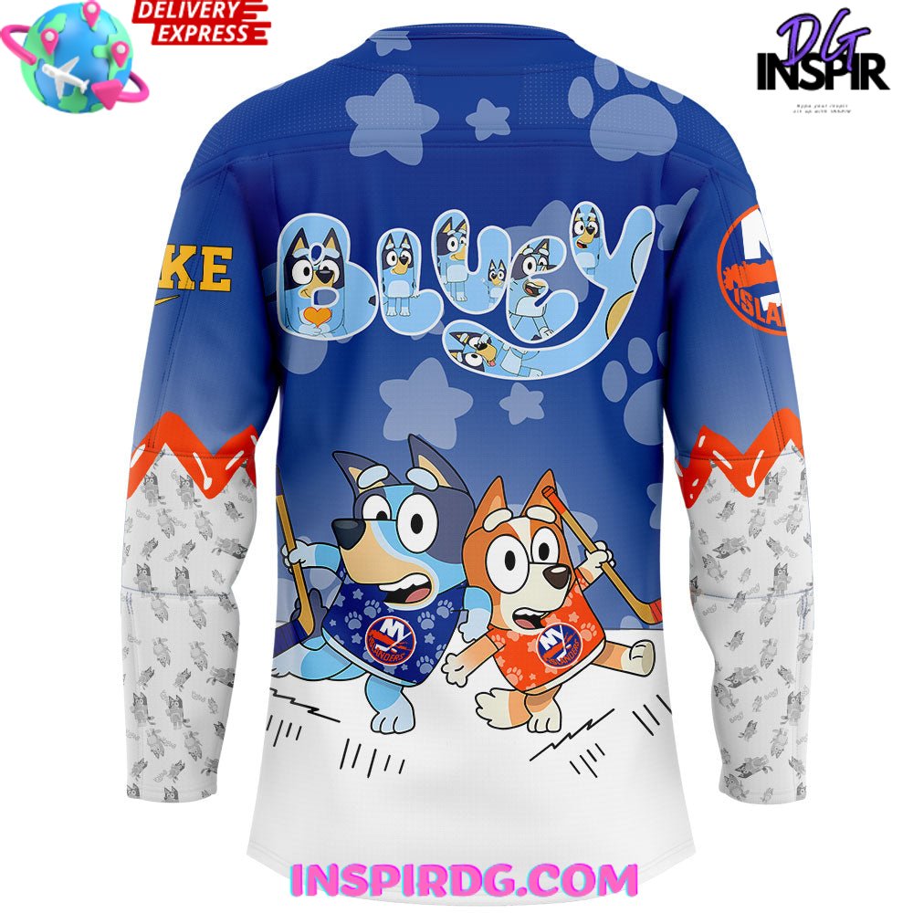 New York Islanders Bluey And Bingo Special Jersey - Image 3