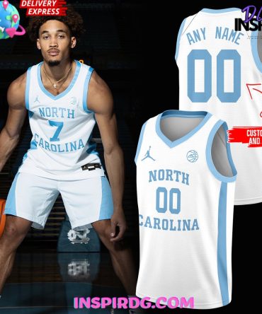 North Carolina Tar Heels Whiteout Jordan Era Throwbacks Basketball Jersey