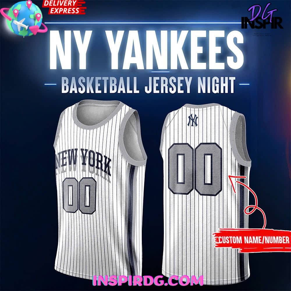 2025 New York Yankees Basketball Jersey Night
