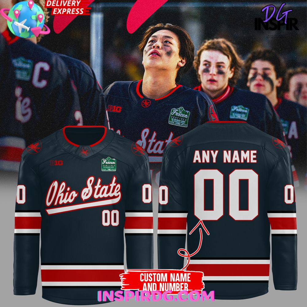 Ohio State Ice Hockey Frozen Confines 2025 Jersey