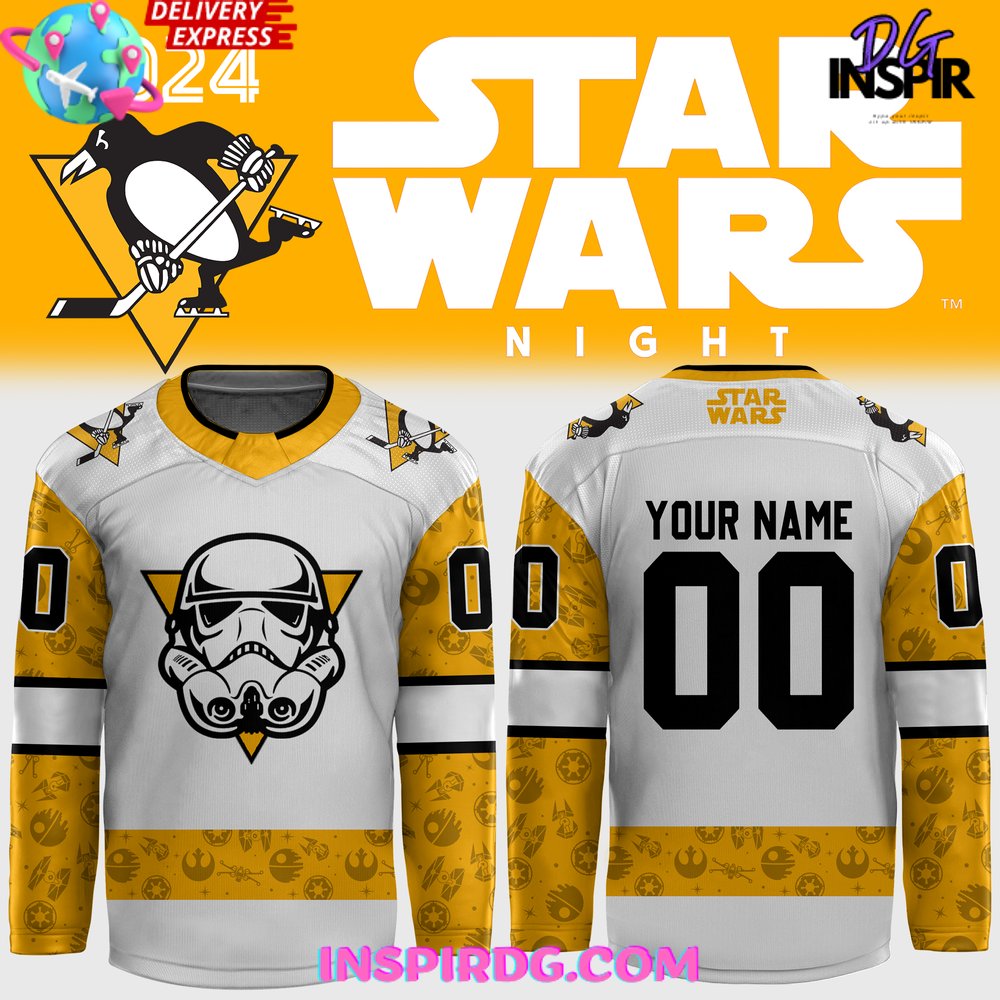 Pittsburgh Penguins X Star Wars Night 2024 Hockey Jersey
