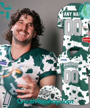 Green Bay Blizzard X 2025 Dairy Night Special Football Jersey
