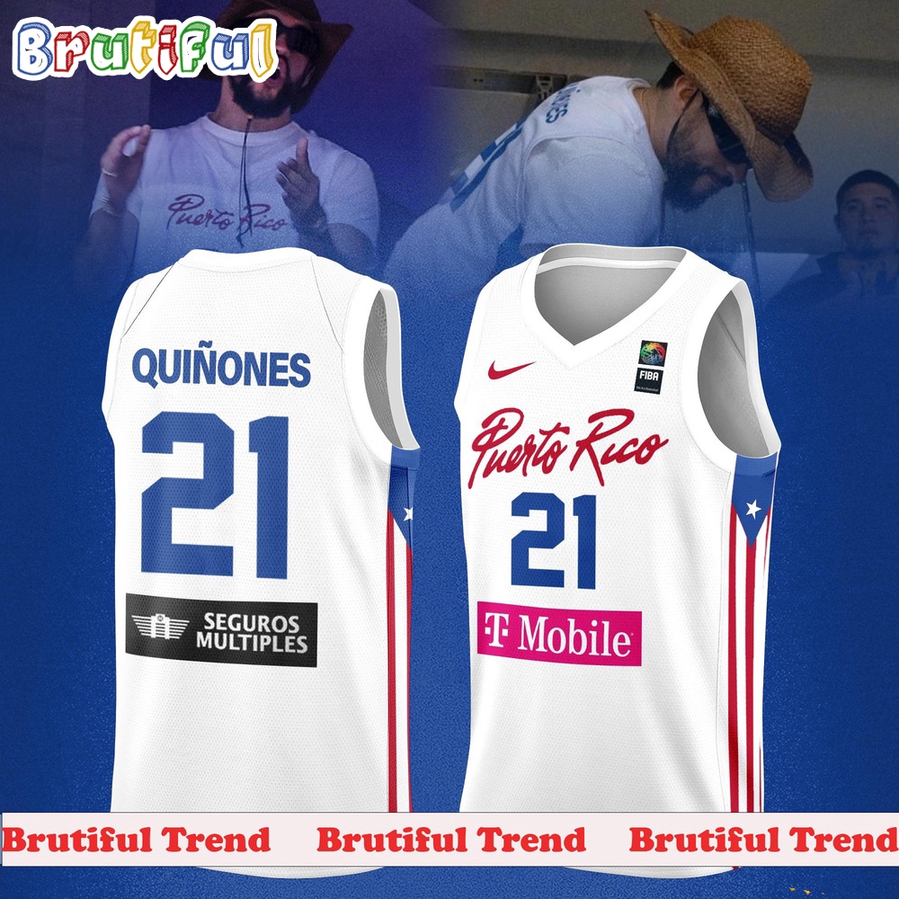 Puerto Rico Men’S Basketball Fiba 2024 Jersey Shirt