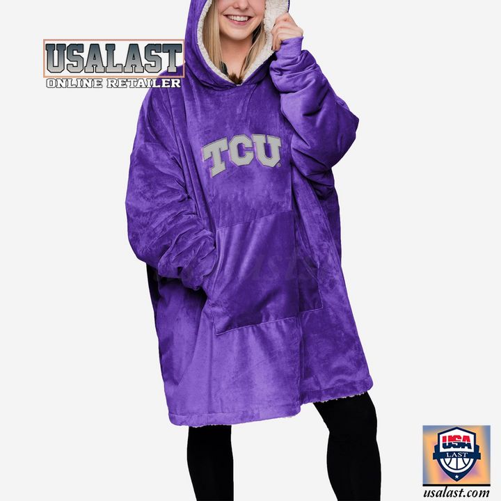 Tcu Horned Frogs Wearable Blanket Sweatshirt
