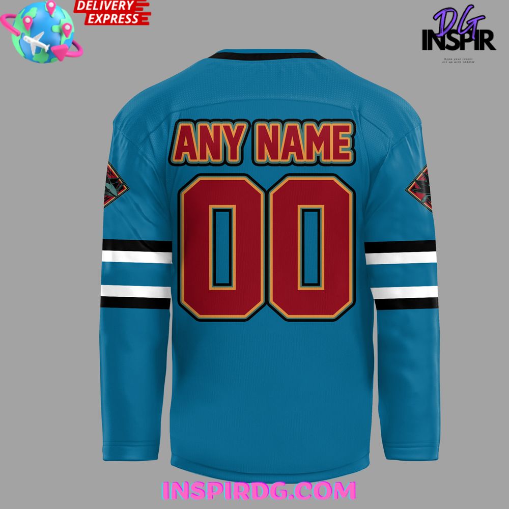 San Jose Sharks Native American Heritage Night Custom Hockey Jersey - Image 3