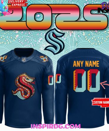 Seattle Kraken Lunar New Year 2025 Nhl Hockey Jersey