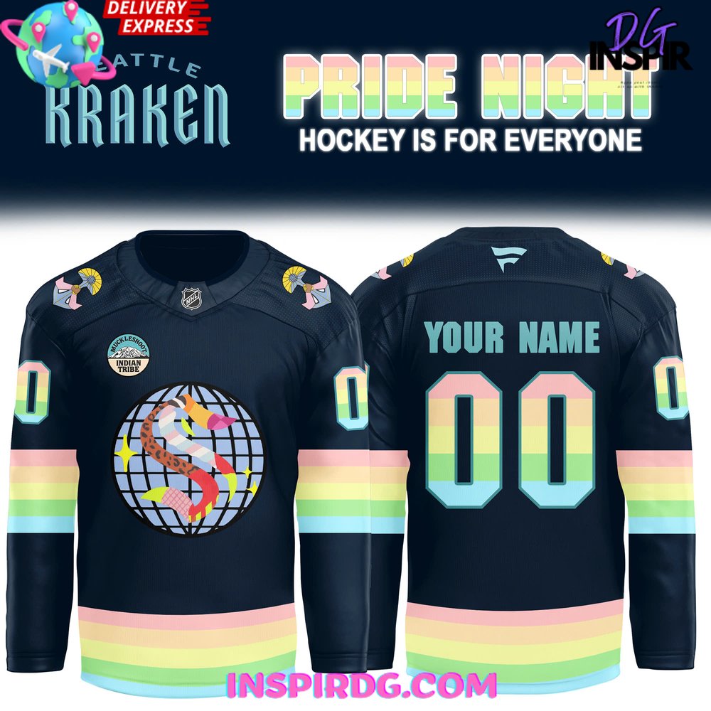 Seattle Kraken Pride Night Special Edition Hockey Jersey