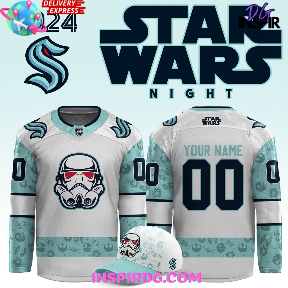 Washington Capitals X Star Wars Night 2024 Custom Hockey Jersey