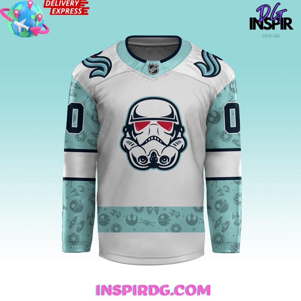 Washington Capitals X Star Wars Night 2024 Custom Hockey Jersey - Image 2