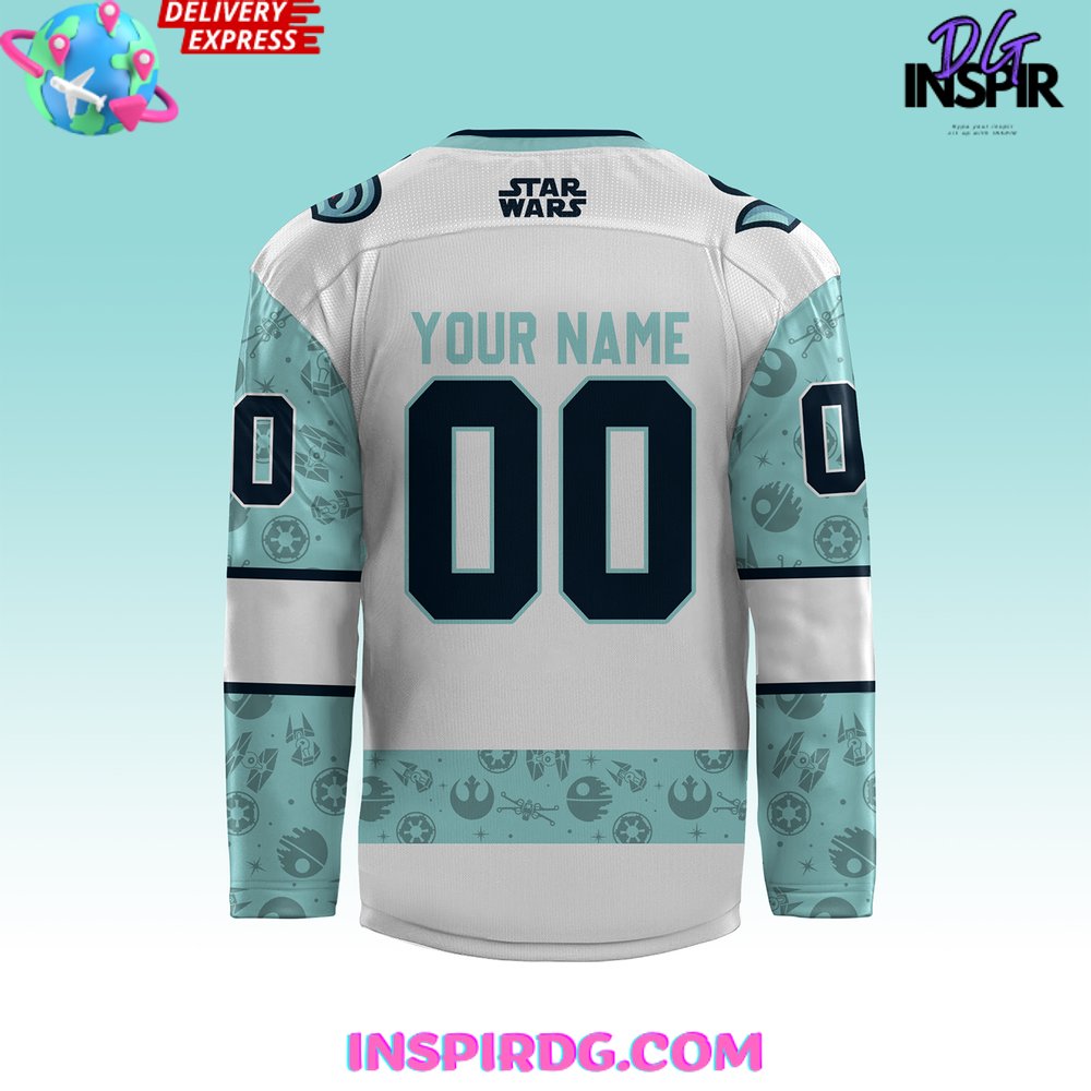 Washington Capitals X Star Wars Night 2024 Custom Hockey Jersey - Image 3