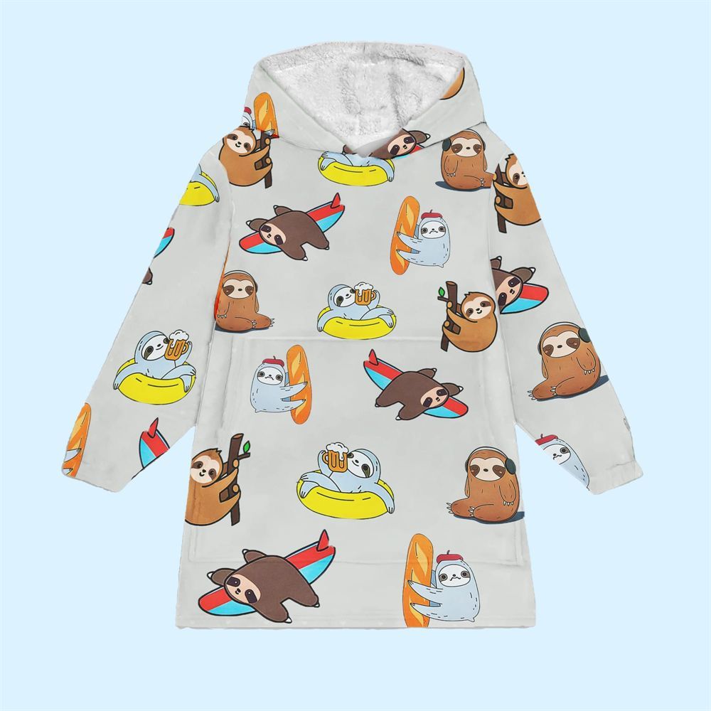 Sloth Blanket Hoodie
