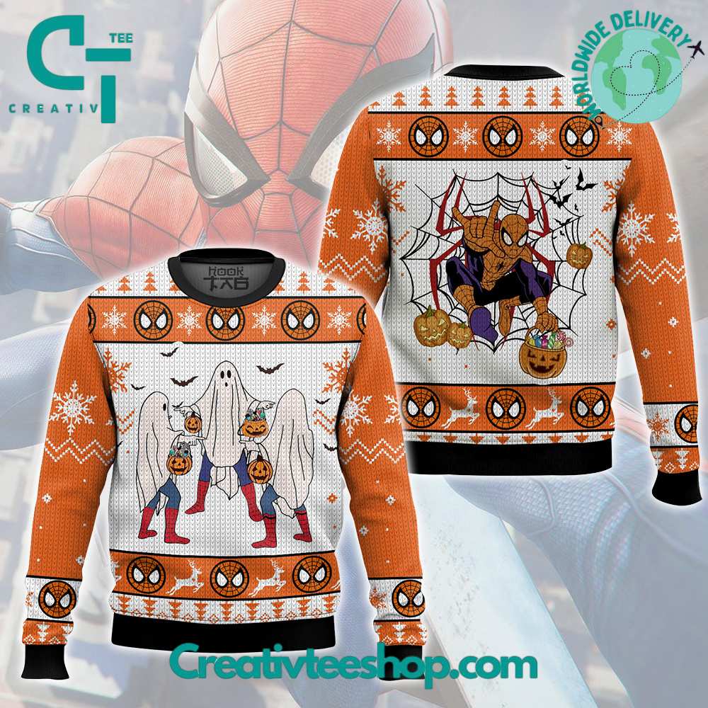 Spider-Man Halloween Ugly Christmas Sweater