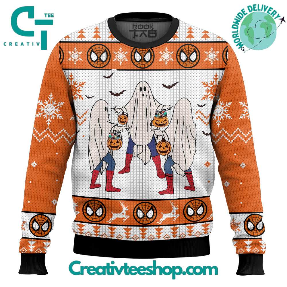 Spider-Man Halloween Ugly Christmas Sweater - Image 2