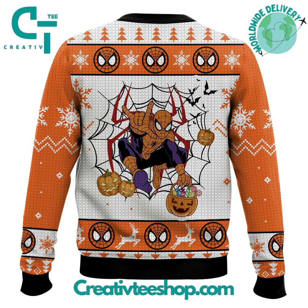 Spider-Man Halloween Ugly Christmas Sweater - Image 3