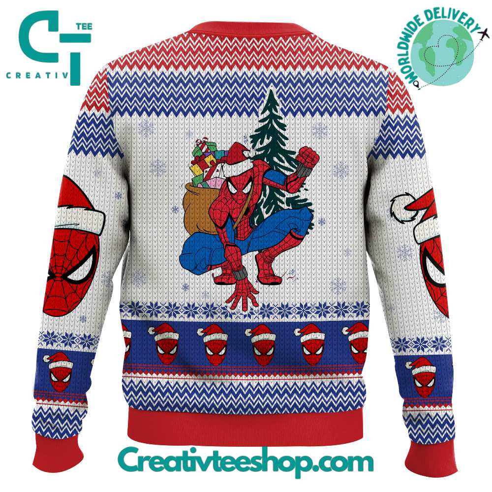 Spider-Man Pointing Meme Ugly Christmas Sweater - Image 3