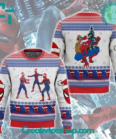 Spider-Man Pointing Meme Ugly Christmas Sweater